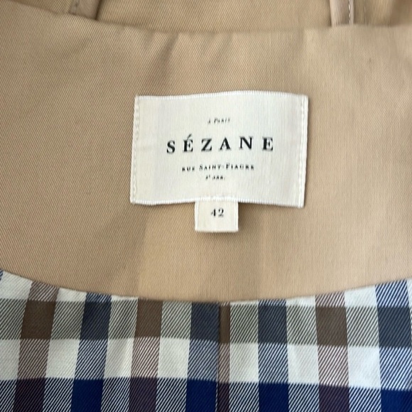 Sezane Women’s Hugo Parka Size 10 (42), Sand - Picture 4 of 10